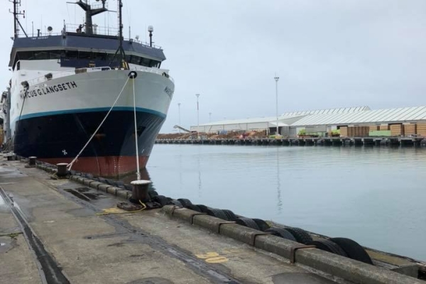 Research ship visiting Napier Port