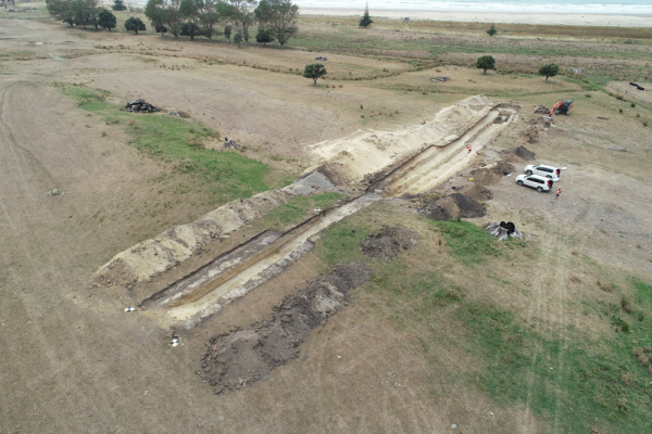 Digging for earthquake evidence