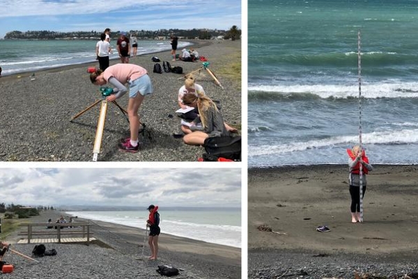 Napier Girls High get taste of coastal hazards & management