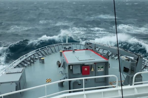 Tangaroa Voyage Blog # 4 Wind and Waves